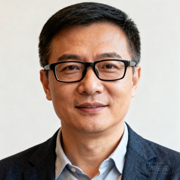 JRS低调看创始人张远航，前央视体育频道资深制片人，戴着黑框眼镜的干练中年男性